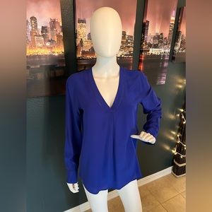 Blue J Crew blouse